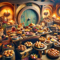 Menu i przekąski nawiązujące do kuchni hobbitów